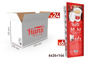 Hans 3in1 Instant Coffee In Cup