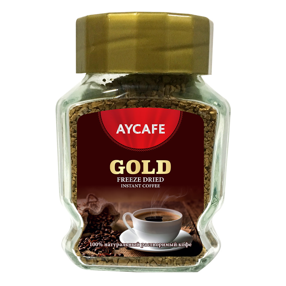 Aycafe Gold 50 gr Instant Coffee In Glass