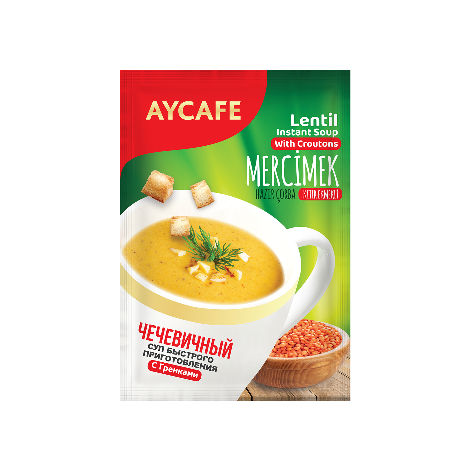 Aycafe Lentil Instant Soup In Sachets