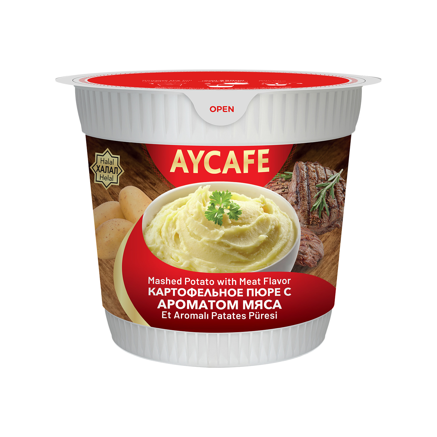 Aycafe Mashed Potato with Meat Flavor